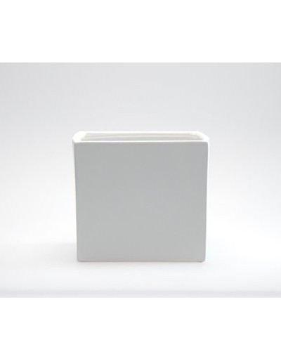 Vaso de cubo branco D&amp;M Matte 14cm
