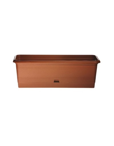 Rustica Grass caja 40cm terracota