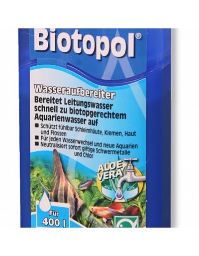 Condicionador de água Biotopol para aquário