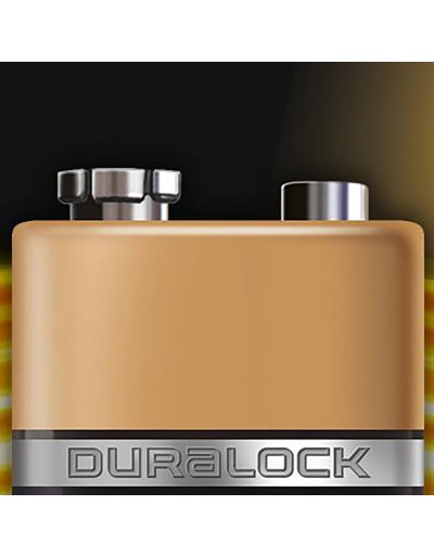 Duracell 9v plus bateria zasilająca