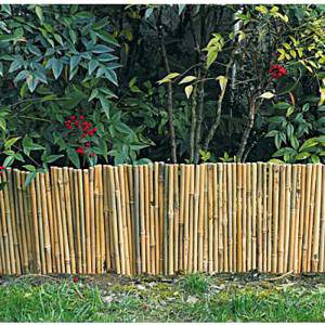 Borde de bambú ornamental