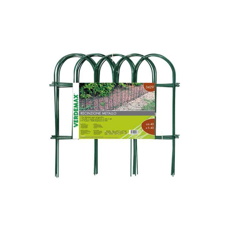 VALLA METÁLICA DE ARCO PARA MACIZOS DE FLORES 40X40 VALLA METÁLICA DE ARCO PARA MACIZOS DE FLORES 40X40