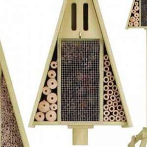 esschert design insect hotel em poste em caixa de presente