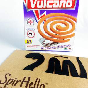 SpirHello y Vulcano con geranio
