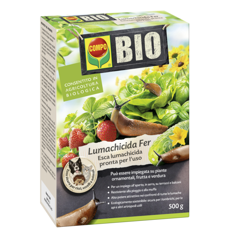 COMPO LUMACHICIDE BIO FER 500GR COMPO LUMACHICIDE BIO FER 500GR