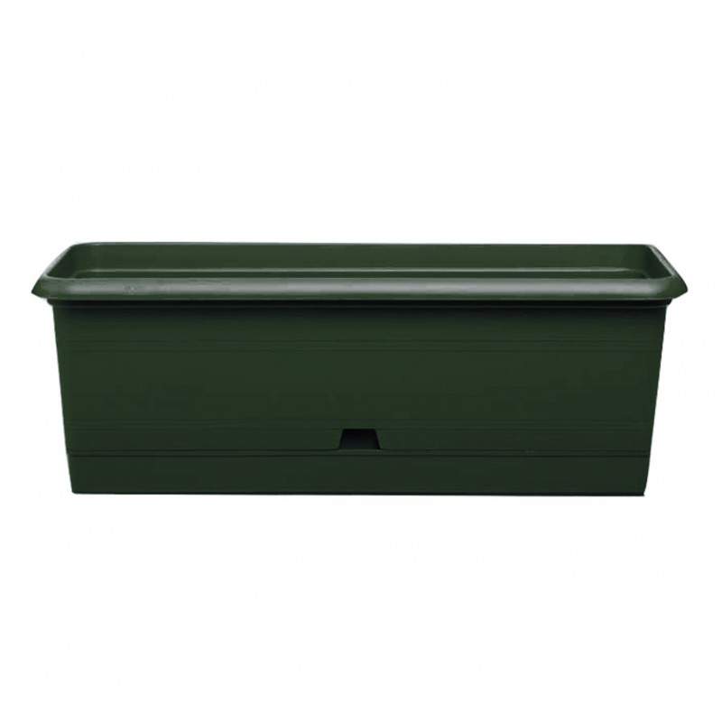 Caja de césped rústico 52cm verde