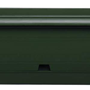 Rustykalne pudełko na trawę 52 cm zielony detal