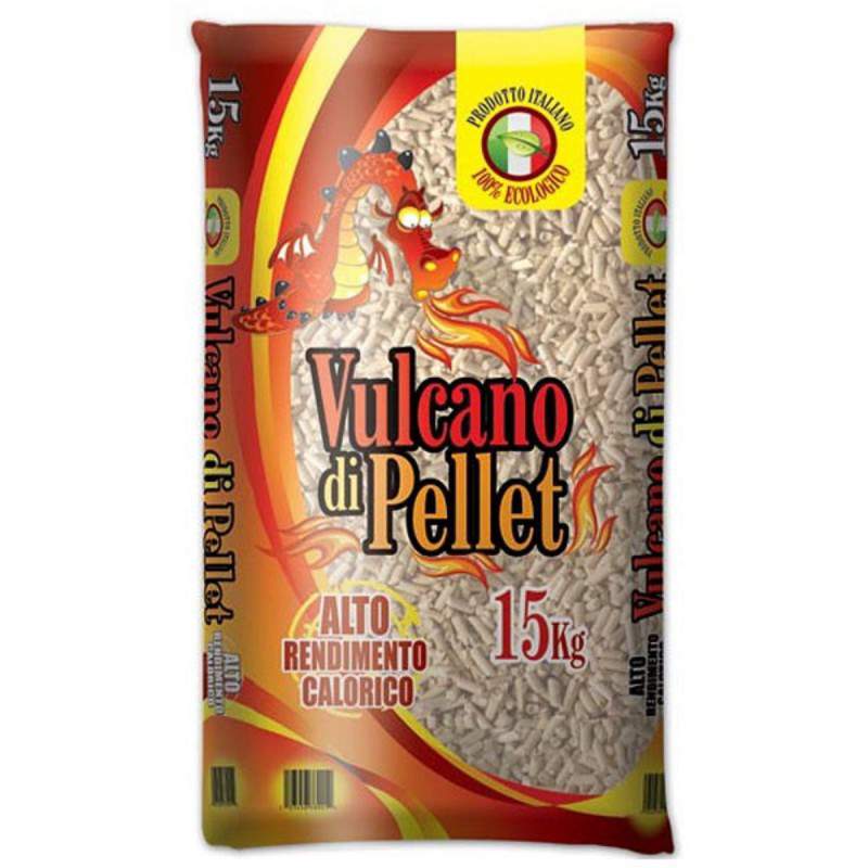 15kg pellets EN PLUS A1 Vulcano 15kg pellets EN PLUS A1 Vulcano