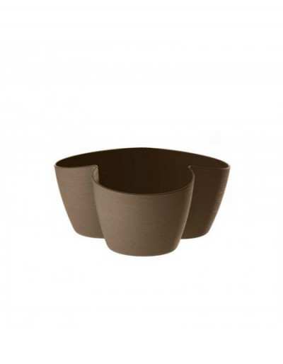 Cache-pot triple 10cm Tortora