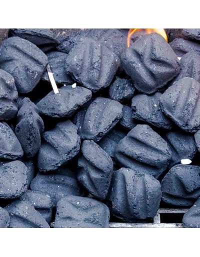 Las briquetas de carbón WEBER se encienden