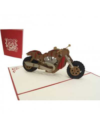 Kartka z życzeniami motocykla Origamo
