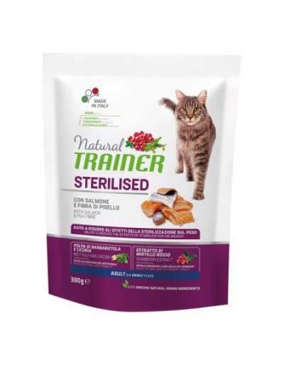 NATURAL GATO ADULTO ESTERILIZADO CON SALMON 300GR