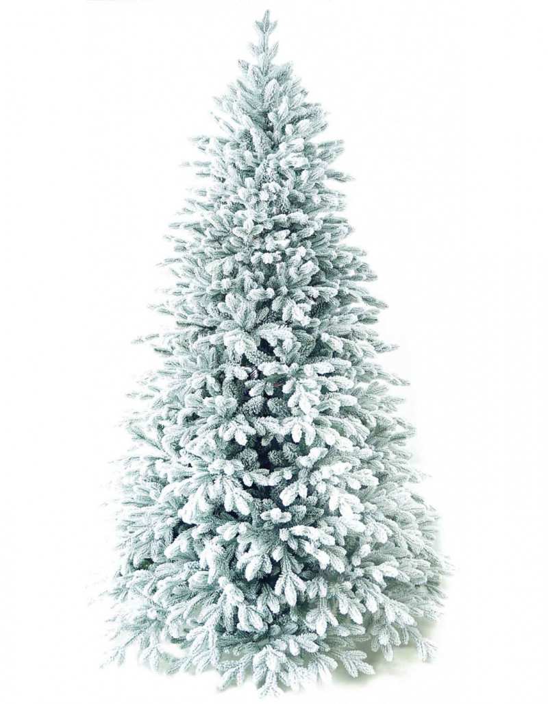 Pino navideño cubierto de nieve Poly Alaska Pino navideño cubierto de nieve Poly Alaska