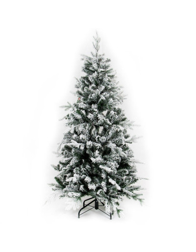 Árbol de Navidad nevado...